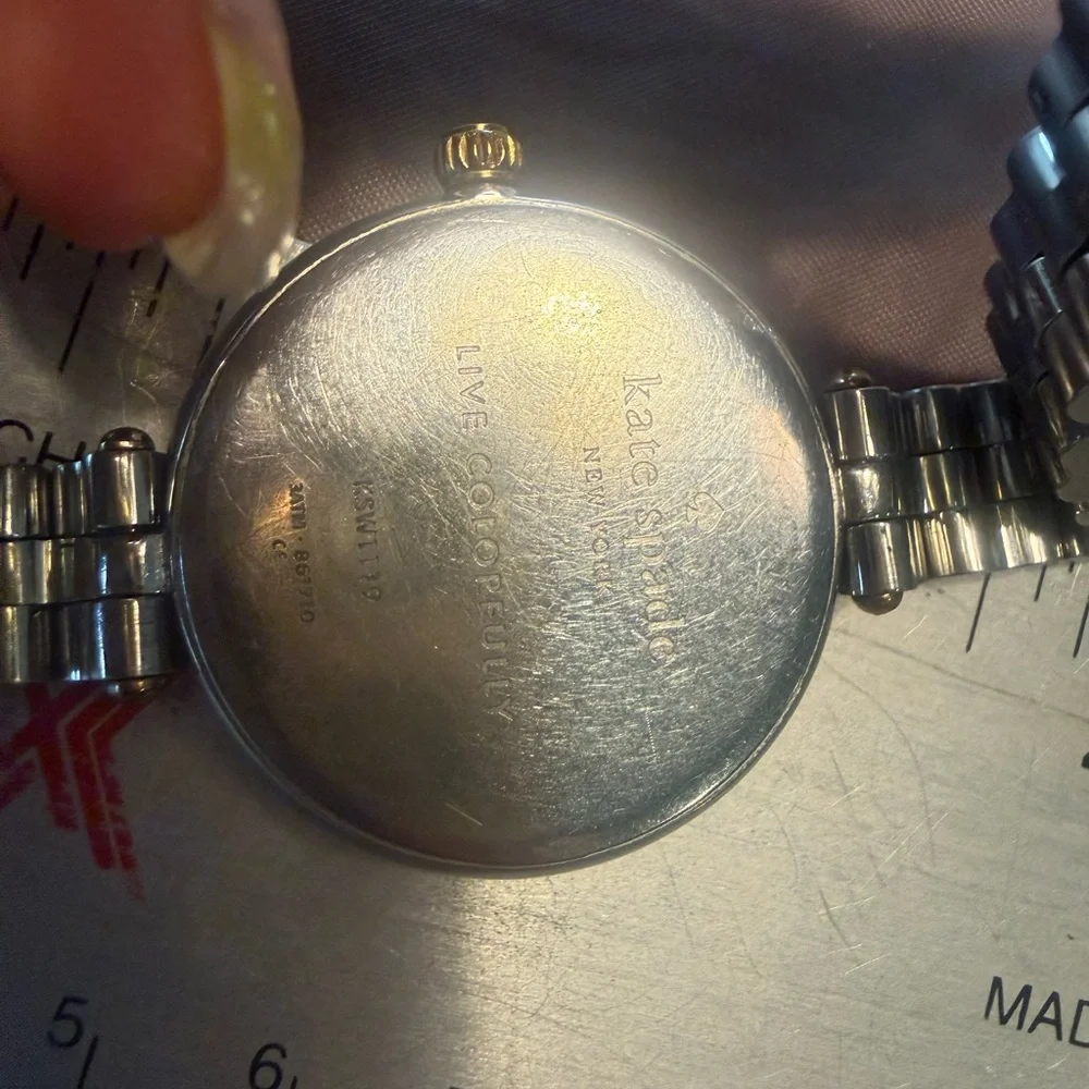 Kate Spade Holland Two-Tone Gold/Silver Stainless Steel Watch model KSW1119 - Picture 6 of 10